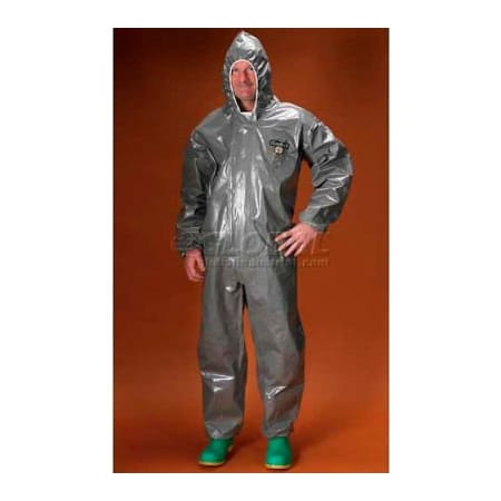 Lakeland Industries. Lakeland ChemMax3 Coverall, Hood, Elastic Face, Wrists & Ankles, XL, 6/Case,  C3T132-XL
